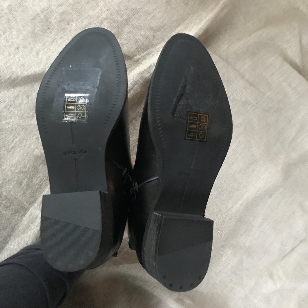 Dolce Vita Tivon Black Slip on Booties in Onyx - Picture 11 of 13